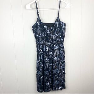 Express | Black Sequin Mini Formal Dress Size XS